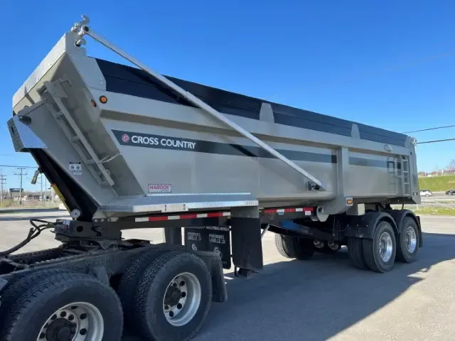 semi remorque 2 essieux dompeur à vendre